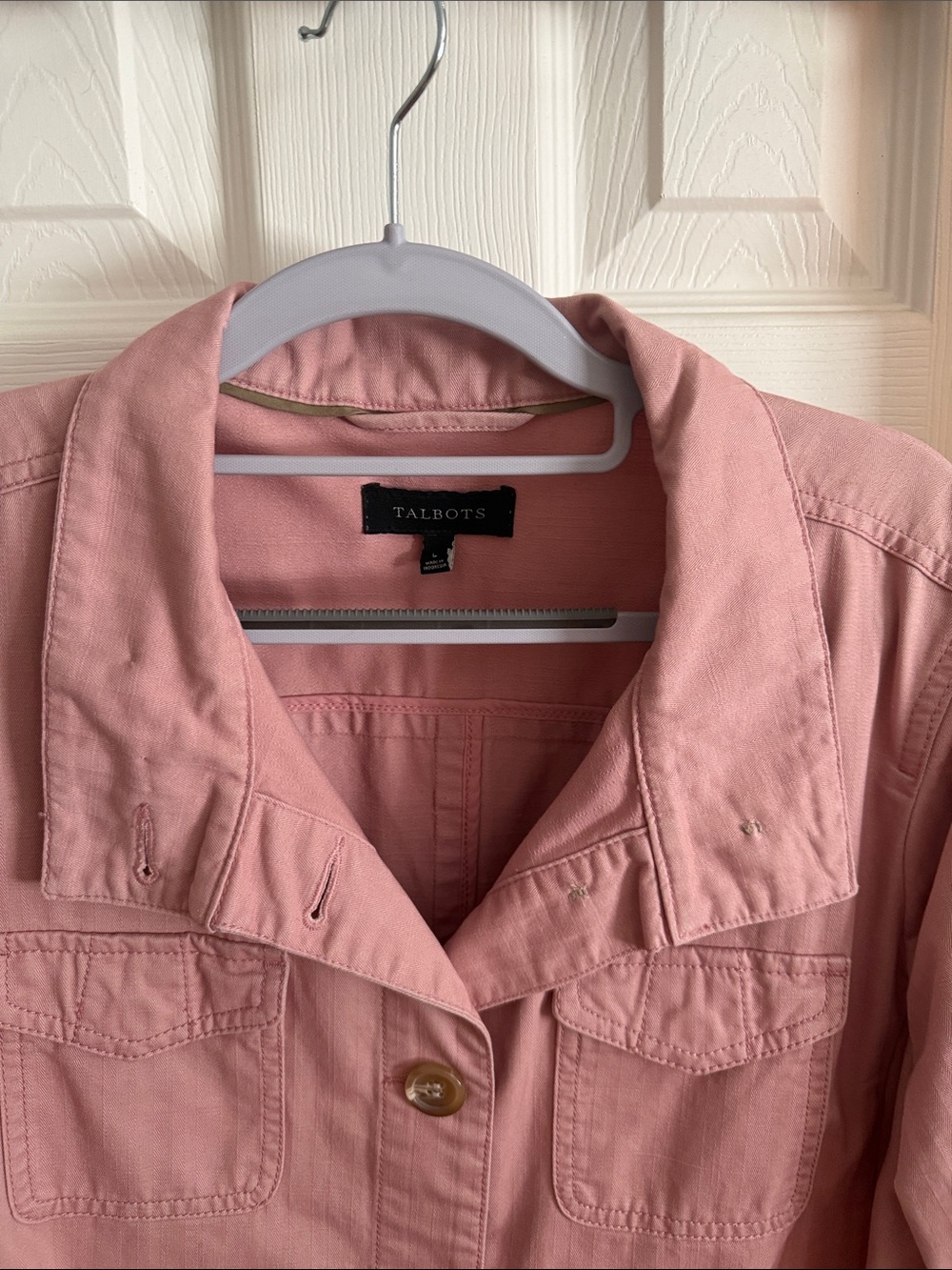 Talbots Pink Utility Jacket
